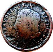 Italy 5 Tornese Ferdinando IV 1816 KM# 270 FERDINANDUS IV D G SICIL REX coin obverse Italy 5 Tornese Ferdinando IV 1816 KM# 270 FERDINANDUS IV D G SICIL REX coin obverse