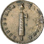 Italy 6 Tornese Pathenopean Republic (1799) ZN An 7 KM# 228 REPUBBLICA NAPOLITANA coin obverse