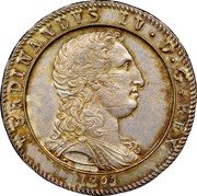 Italy 60 Grana Ferdinando IV 1805 LD KM# 245 FERDINANDVS IV D G REX 1805 coin obverse Italy 60 Grana Ferdinando IV 1805 LD KM# 245 FERDINANDVS IV D G REX 1805 coin obverse