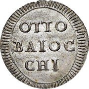 Italy 8 Baiocchi Pius VI Terni 1797 XXIII KM# 4 OTTO BAIOC CHI coin reverse Italy 8 Baiocchi Pius VI Terni 1797 XXIII KM# 4 OTTO BAIOC CHI coin reverse