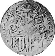 Italy 80 Bolognia (4 Lire; Scudo) Bologna 1774 KM# 255 SEDE VACAN TE MDCCLXXIV coin obverse Italy 80 Bolognia (4 Lire; Scudo) Bologna 1774 KM# 255 SEDE VACAN TE MDCCLXXIV coin obverse