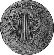 Italy Baiocco Benedict XIV 1747 VII BENEDICT XIV P M AN XI coin obverse Italy Baiocco Benedict XIV 1747 VII BENEDICT XIV P M AN XI coin obverse