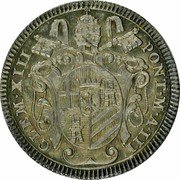 Italy Giulio Clement XIII 1761 III KM# 1000 CLEM XIII PONT M A III coin obverse Italy Giulio Clement XIII 1761 III KM# 1000 CLEM XIII PONT M A III coin obverse