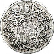 Italy Giulio Pio VII 1817/6 B XVIII KM# 1079 PIVS VII P M A XVII coin obverse Italy Giulio Pio VII 1817/6 B XVIII KM# 1079 PIVS VII P M A XVII coin obverse
