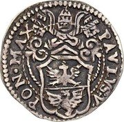Italy Grosso Paul V 1620 KM# 10 PAVLVS V PON MAX coin obverse Italy Grosso Paul V 1620 KM# 10 PAVLVS V PON MAX coin obverse