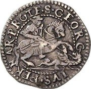 Italy Grosso Paul V 1620 KM# 10 S GEORG IVS FERRAR PROTE coin reverse Italy Grosso Paul V 1620 KM# 10 S GEORG IVS FERRAR PROTE coin reverse