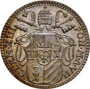 Italy Grosso Clement XIII 1764 1764-VII KM# 1003 CLEM XIII PONT M A VIII coin obverse Italy Grosso Clement XIII 1764 1764-VII KM# 1003 CLEM XIII PONT M A VIII coin obverse