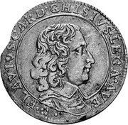 Italy Luigino 1662 KM# 94 Papal States - Avignon/ City Standard Coinage FLAVIVS CARD CHISVS LEGA AVE coin obverse Italy Luigino 1662 KM# 94 Papal States - Avignon/ City Standard Coinage FLAVIVS CARD CHISVS LEGA AVE coin obverse