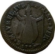 Italy Muraiola (4 Baiocchi) Clement XI 1709 X KM# 101 S MAVRELIVS EPISC FER 1709 coin reverse Italy Muraiola (4 Baiocchi) Clement XI 1709 X KM# 101 S MAVRELIVS EPISC FER 1709 coin reverse