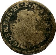 Italy Muraiola (4 Baiocchi) Clement XI 1711 XI KM# 111 CLEMENS XI P M AN XI coin obverse Italy Muraiola (4 Baiocchi) Clement XI 1711 XI KM# 111 CLEMENS XI P M AN XI coin obverse