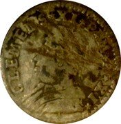 Italy Muraiola (2 Baiocchi) Clement XI 1711 XI KM# 110 CLEMENS XI P M A XI coin obverse Italy Muraiola (2 Baiocchi) Clement XI 1711 XI KM# 110 CLEMENS XI P M A XI coin obverse
