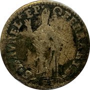 Italy Muraiola (4 Baiocchi) Clement XI 1711 XI KM# 111 S MAVREL EP FERRARlÆ coin reverse Italy Muraiola (4 Baiocchi) Clement XI 1711 XI KM# 111 S MAVREL EP FERRARlÆ coin reverse