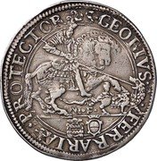 Italy Piastra Gregory XV 1621 NF KM# 39 S GEORIVS FERRARIAE PROTECTOR coin reverse Italy Piastra Gregory XV 1621 NF KM# 39 S GEORIVS FERRARIAE PROTECTOR coin reverse