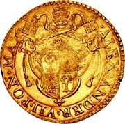 Italy Quadrupla (4) Scudo D'oro (Alexander VII) KM# 55 ALEXANDER VII PON MAX coin obverse Italy Quadrupla (4) Scudo D'oro (Alexander VII) KM# 55 ALEXANDER VII PON MAX coin obverse