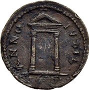 Italy Quattrino Opening of the Holy Door 1650 VI KM# 10 1650 ANNO IVBIL coin reverse Italy Quattrino Opening of the Holy Door 1650 VI KM# 10 1650 ANNO IVBIL coin reverse