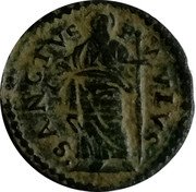 Italy Quattrino Alexander VII 1655 I KM# 13 SANCTVS PAVLVS coin reverse Italy Quattrino Alexander VII 1655 I KM# 13 SANCTVS PAVLVS coin reverse
