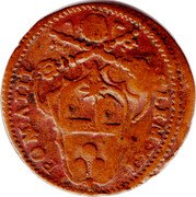 Italy Quattrino Clement XI 1702 (1702)-III KM# 83 CLEM XI PO M A III coin obverse Italy Quattrino Clement XI 1702 (1702)-III KM# 83 CLEM XI PO M A III coin obverse