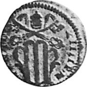 Italy Quattrino Benedict XIV 1740 KM# 135 ...XIIII P M coin obverse Italy Quattrino Benedict XIV 1740 KM# 135 ...XIIII P M coin obverse