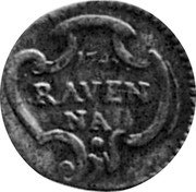 Italy Quattrino Ravenna 1745 KM# 6 1745 RAVEN NA coin reverse Italy Quattrino Ravenna 1745 KM# 6 1745 RAVEN NA coin reverse