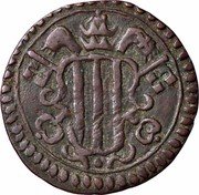 Italy Quattrino Benedict XIV 1746 KM# 135 coin obverse Italy Quattrino Benedict XIV 1746 KM# 135 coin obverse