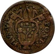 Italy Quattrino Pius VI 1779 KM# 284 PIVS VI PONT M coin obverse Italy Quattrino Pius VI 1779 KM# 284 PIVS VI PONT M coin obverse