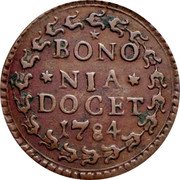 Italy Quattrino Pius VI 1784 KM# 286 BONO NIA DOCET 1784 coin reverse Italy Quattrino Pius VI 1784 KM# 286 BONO NIA DOCET 1784 coin reverse
