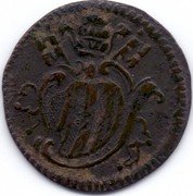 Italy Quattrino Benedict XIV 1746 KM# 140 coin obverse Italy Quattrino Benedict XIV 1746 KM# 140 coin obverse