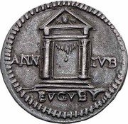 Italy Quattrino Benedict XIII. Gubbio ND (1725) KM# 107 ANN IVB VCVB coin reverse Italy Quattrino Benedict XIII. Gubbio ND (1725) KM# 107 ANN IVB VCVB coin reverse