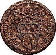 Italy Quattrino Clement XII ND (1738) KM# 120 CLEM XII P M coin obverse Italy Quattrino Clement XII ND (1738) KM# 120 CLEM XII P M coin obverse