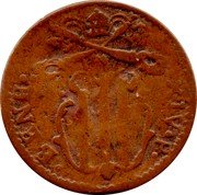 Italy Quattrino Benedict XIV ND (1745) KM# 127 BENE XIV P coin obverse Italy Quattrino Benedict XIV ND (1745) KM# 127 BENE XIV P coin obverse