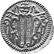 Italy Quattrino Benedict XIV ND (1749) KM# 136 coin obverse Italy Quattrino Benedict XIV ND (1749) KM# 136 coin obverse