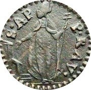 Italy Quattrino Benedict XIV. Ravenna ND (1750) KM# 13 S AP P RAV coin reverse Italy Quattrino Benedict XIV. Ravenna ND (1750) KM# 13 S AP P RAV coin reverse