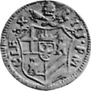 Italy Quattrino Clement XIII ND (1762) KM# 152 CLE X III P M coin obverse Italy Quattrino Clement XIII ND (1762) KM# 152 CLE X III P M coin obverse