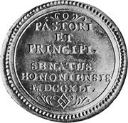 Italy Scudo Benedict XIV 1741 MDCCXLI KM# M1 PASTORI ET PRINCIPI SENATUS BONONIENSIS MDCCXLI coin reverse Italy Scudo Benedict XIV 1741 MDCCXLI KM# M1 PASTORI ET PRINCIPI SENATUS BONONIENSIS MDCCXLI coin reverse