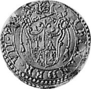 Italy Scudo D'oro Alexander VII 1656 KM# 53 ALEXANDER VII PON MAX coin obverse