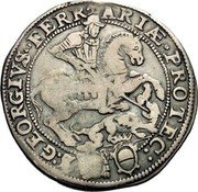 Italy Testone Innocent X 1654 KM# 75 S GEORGIVS FERR ARIÆ PROTEC coin reverse Italy Testone Innocent X 1654 KM# 75 S GEORGIVS FERR ARIÆ PROTEC coin reverse