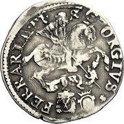 Italy Testone Alexander VII 1656 KM# 87 FERRARIA S GEORGIVS coin reverse Italy Testone Alexander VII 1656 KM# 87 FERRARIA S GEORGIVS coin reverse
