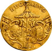 Italy Zecchino Clement XII 1738 KM# 212 ZECCHINO coin obverse Italy Zecchino Clement XII 1738 KM# 212 ZECCHINO coin obverse