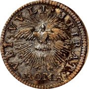 Italy 1/2 Grosso Cardinal Paluzzo Paluzzi-Altieri 1689 MDCLXXXIX KM# 481 VEI VV ET SPIRAT ROMA coin reverse Italy 1/2 Grosso Cardinal Paluzzo Paluzzi-Altieri 1689 MDCLXXXIX KM# 481 VEI VV ET SPIRAT ROMA coin reverse
