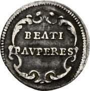 Italy 1/2 Grosso Benedict XIV ND (1742) III KM# 923 BEATI AVPERES coin reverse Italy 1/2 Grosso Benedict XIV ND (1742) III KM# 923 BEATI AVPERES coin reverse