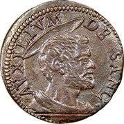 Italy 1/2 Grosso Clement IX ND KM# 300 AVXILIVM DE SANC coin reverse Italy 1/2 Grosso Clement IX ND KM# 300 AVXILIVM DE SANC coin reverse