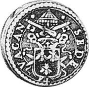 Italy 1/2 Grosso Antonio Barberini 1655 KM# 264 VACAN SEDE coin obverse Italy 1/2 Grosso Antonio Barberini 1655 KM# 264 VACAN SEDE coin obverse