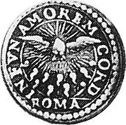 Italy 1/2 Grosso Antonio Barberini 1655 KM# 264 INFVN AMOREM CORD ROMA coin reverse Italy 1/2 Grosso Antonio Barberini 1655 KM# 264 INFVN AMOREM CORD ROMA coin reverse