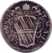 Italy 1/2 Grosso (Mezzo Grosso) Clement XII ND (1739) ND(1739)-IX KM# 902 CLEM XII P M A IX coin obverse Italy 1/2 Grosso (Mezzo Grosso) Clement XII ND (1739) ND(1739)-IX KM# 902 CLEM XII P M A IX coin obverse