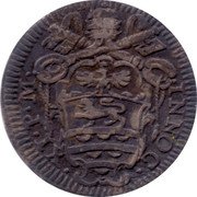 Italy 1/2 Grosso (Mezzo Grosso) Innocent XI ND KM# 459 INNOC XI P M coin obverse Italy 1/2 Grosso (Mezzo Grosso) Innocent XI ND KM# 459 INNOC XI P M coin obverse