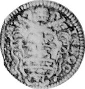 Italy 1/2 Grosso Innocent XI ND KM# 381 INOC XI coin obverse Italy 1/2 Grosso Innocent XI ND KM# 381 INOC XI coin obverse