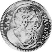 Italy 1/2 Grosso Innocent XI ND KM# 381 SAN PAVLVS A coin reverse Italy 1/2 Grosso Innocent XI ND KM# 381 SAN PAVLVS A coin reverse