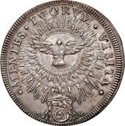 Italy 1/2 Piastra Annibale Albani 1724 MDCCXXIV KM# 800 MENTES TVORVM VISITA E H coin reverse Italy 1/2 Piastra Annibale Albani 1724 MDCCXXIV KM# 800 MENTES TVORVM VISITA E H coin reverse