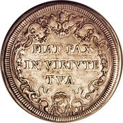 Italy 1/2 Piastra Clement XI ND (1708) VIII KM# 709 FIAT PAX IN VIRTVTE TVA coin reverse Italy 1/2 Piastra Clement XI ND (1708) VIII KM# 709 FIAT PAX IN VIRTVTE TVA coin reverse