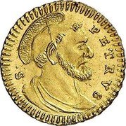 Italy 1/2 Scudo D'oro Benedict XIV 1751 MDCCLI KM# 973 S. PETRVS coin reverse Italy 1/2 Scudo D'oro Benedict XIV 1751 MDCCLI KM# 973 S. PETRVS coin reverse